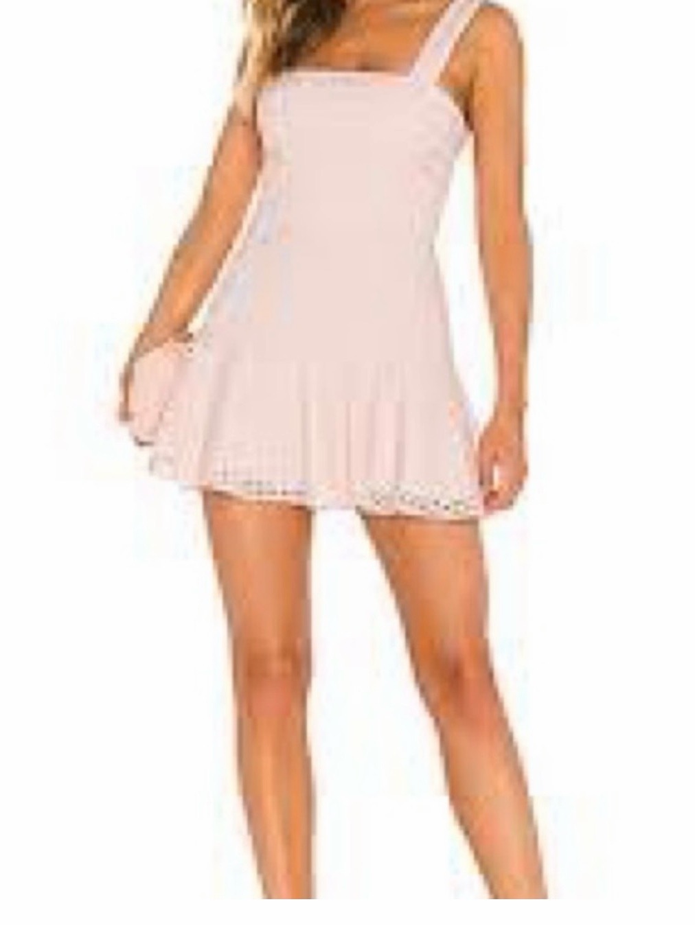 Amanda Uprichard Blush Pink Mini Dress